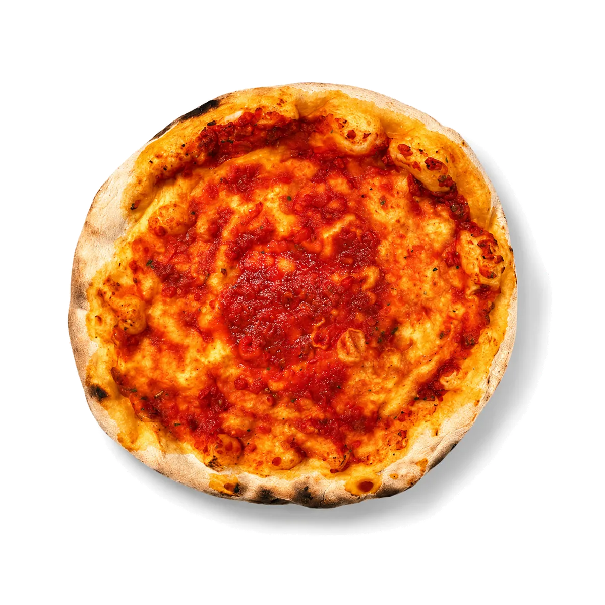Base de pizza con salsa de tomate 32cm 18 x 300g, producto de Spiga Impex
