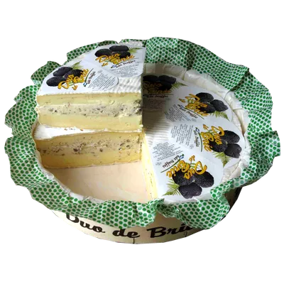 Brie Trufas Duo 2x1,3 kg, producto de Spiga Impex