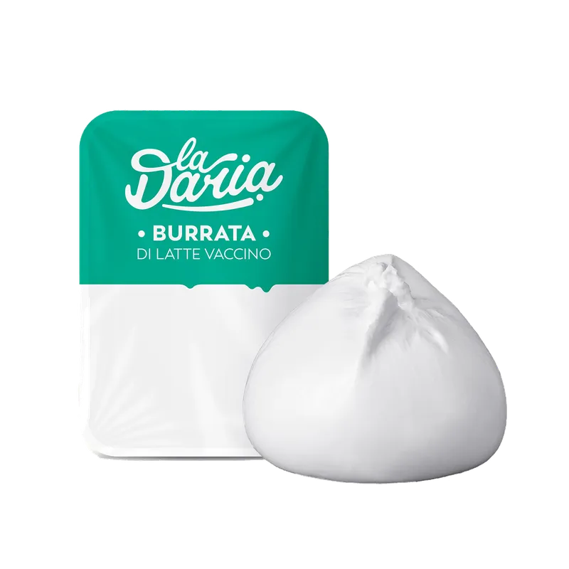 Burrata "LA DARIA" 6x200gr, producto de Spiga Impex