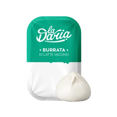 Burrata "LA DARIA" en vascheta 2x(10x100g), producto de Spiga Impex