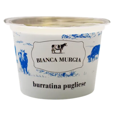 Burrata Murgia vasetto 4x150g, producto de Spiga Impex