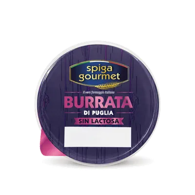 Burrata Sin Lactosa SPIGA GOURMET 4x125g, otra vista