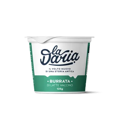 Burrata vasetto LA DARIA 6x125g, producto de Spiga Impex