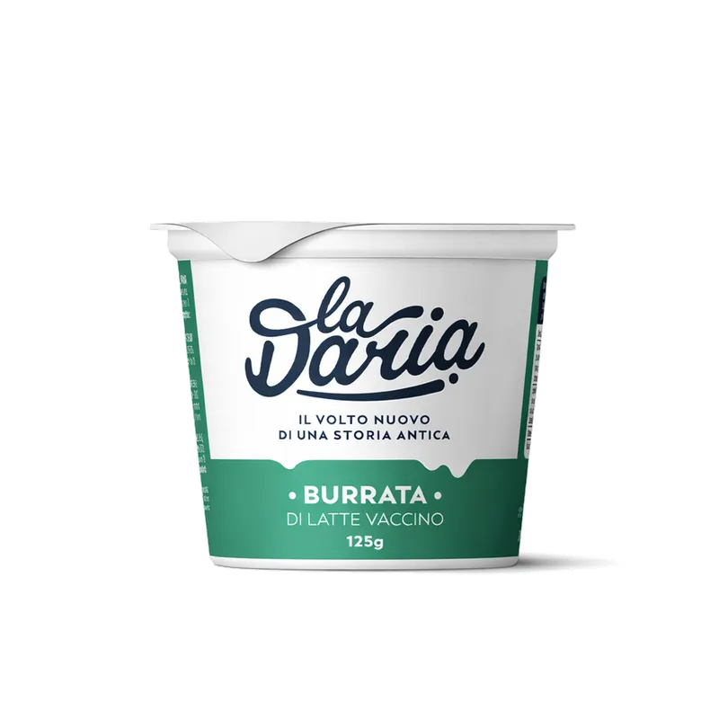Burrata vasetto LA DARIA 6x125g, producto de Spiga Impex