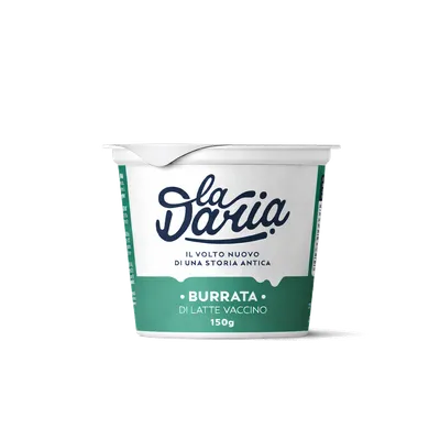 Burrata vasetto "La Daria" 6x150g, producto de Spiga Impex