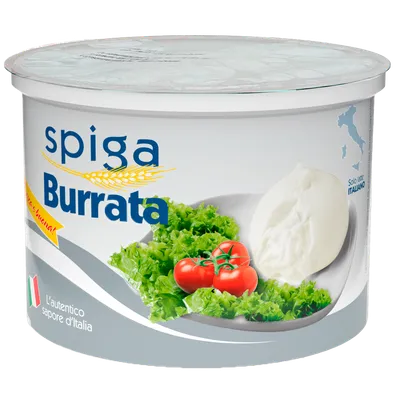 Burrata vasetto SPIGA 6x125g, producto de Spiga Impex