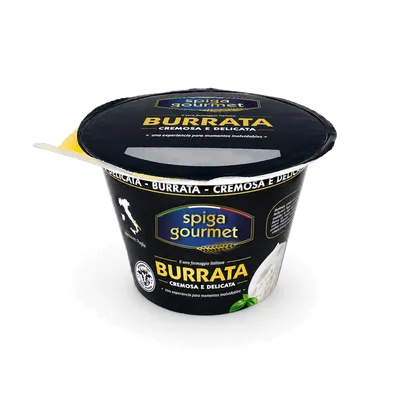Burrata vasetto SPIGA Gourmet 4x125g, producto de Spiga Impex