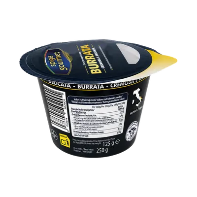 Burrata vasetto SPIGA Gourmet 4x125g, otra vista