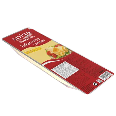 Queso Edamina lonchas SPIGA 50x20g (6x1kg), producto de Spiga Impex