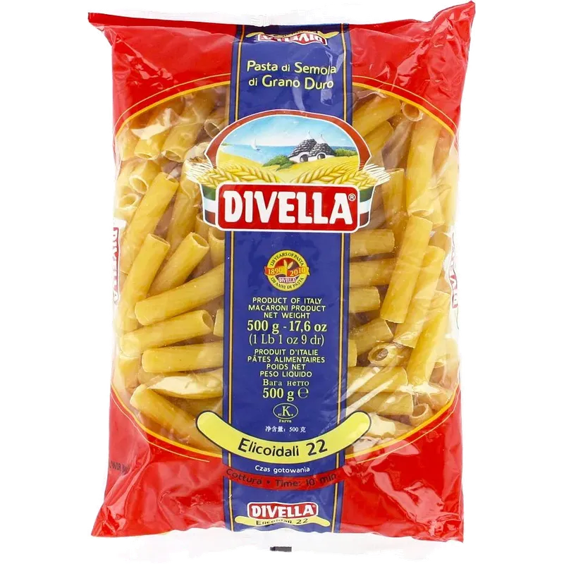 Elicoidali Divella Nº22 24x500g, producto de Spiga Impex