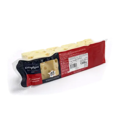 Emmental Barra Frances Entremont 4x2kg, producto de Spiga Impex