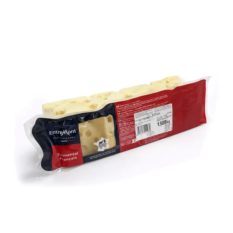 Emmental Barra Frances Entremont 4x2kg, producto de Spiga Impex
