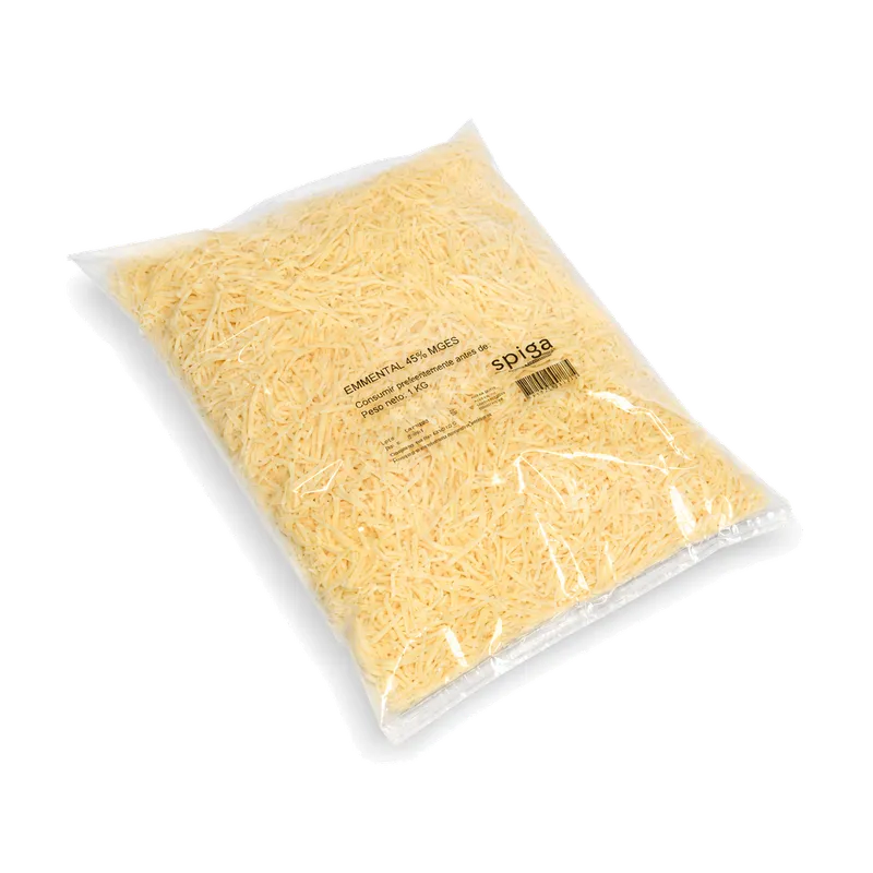 Emmental rallado 6x1kg, producto de Spiga Impex