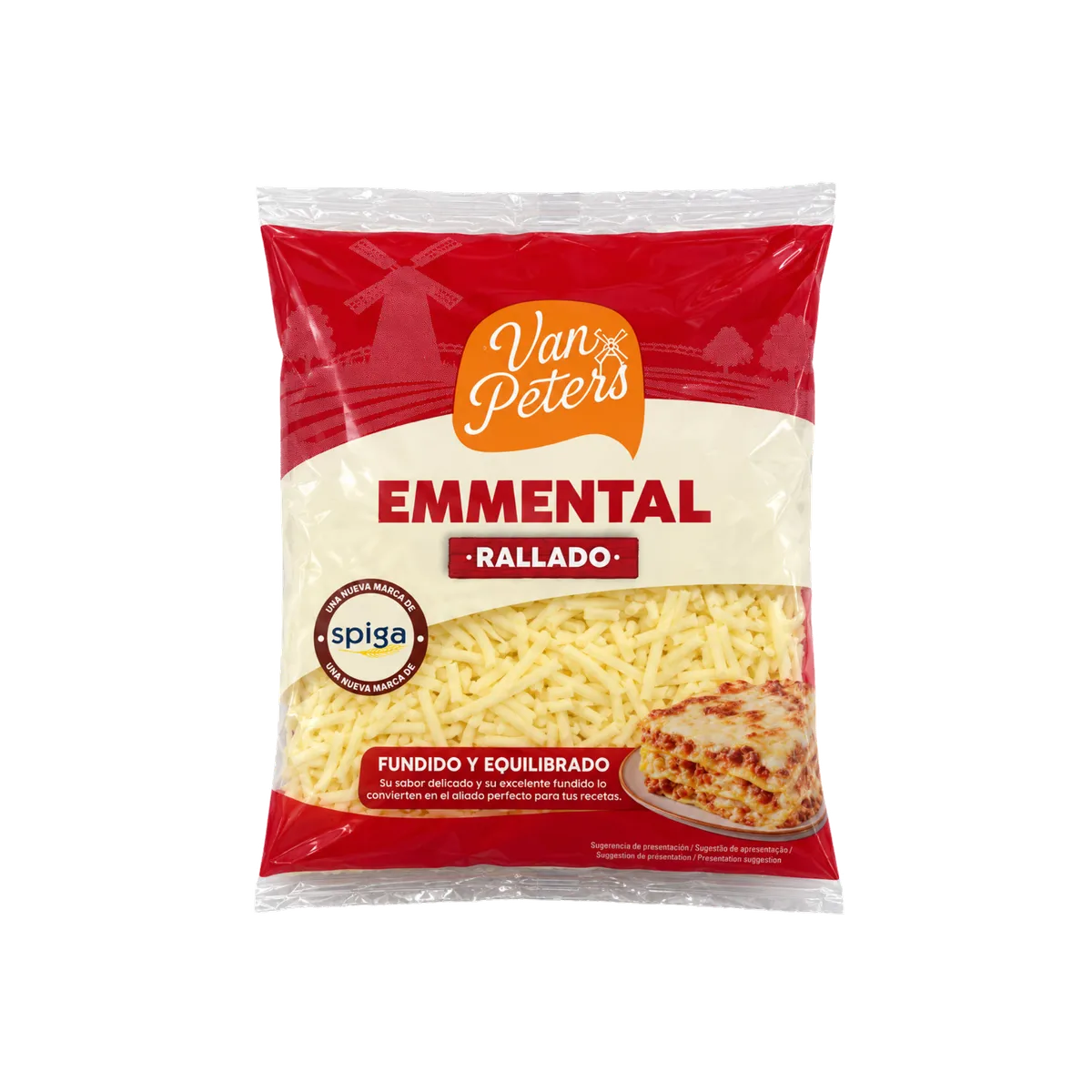 Emmental Van Peters 10x150g, producto de Spiga Impex