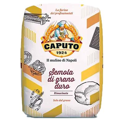 Farina di Semola Rimacinata Caputo 10x1kg, producto de Spiga Impex