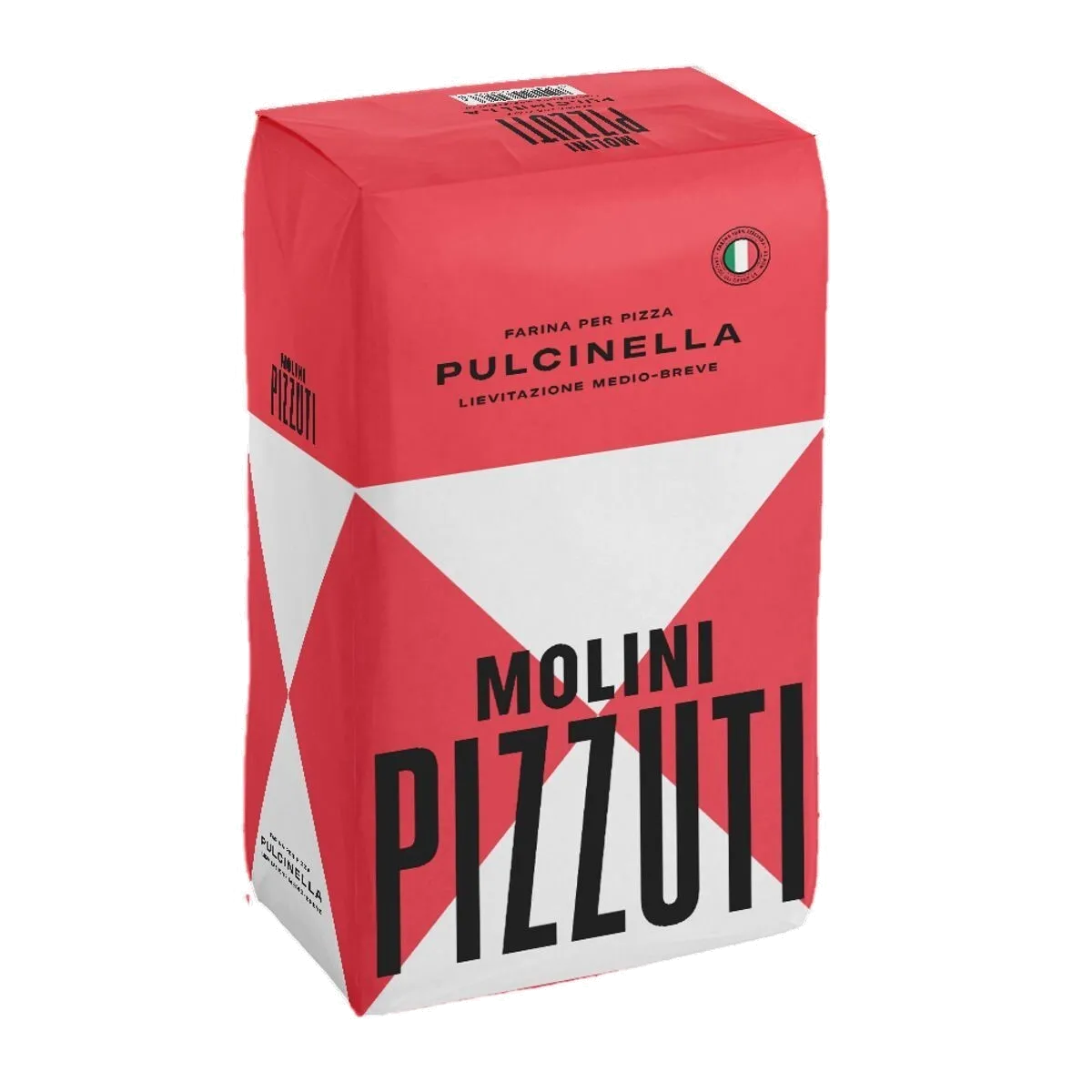 Farina Pizza - Pulcinella "o" 260 W/KG sacco 25kg, producto de Spiga Impex