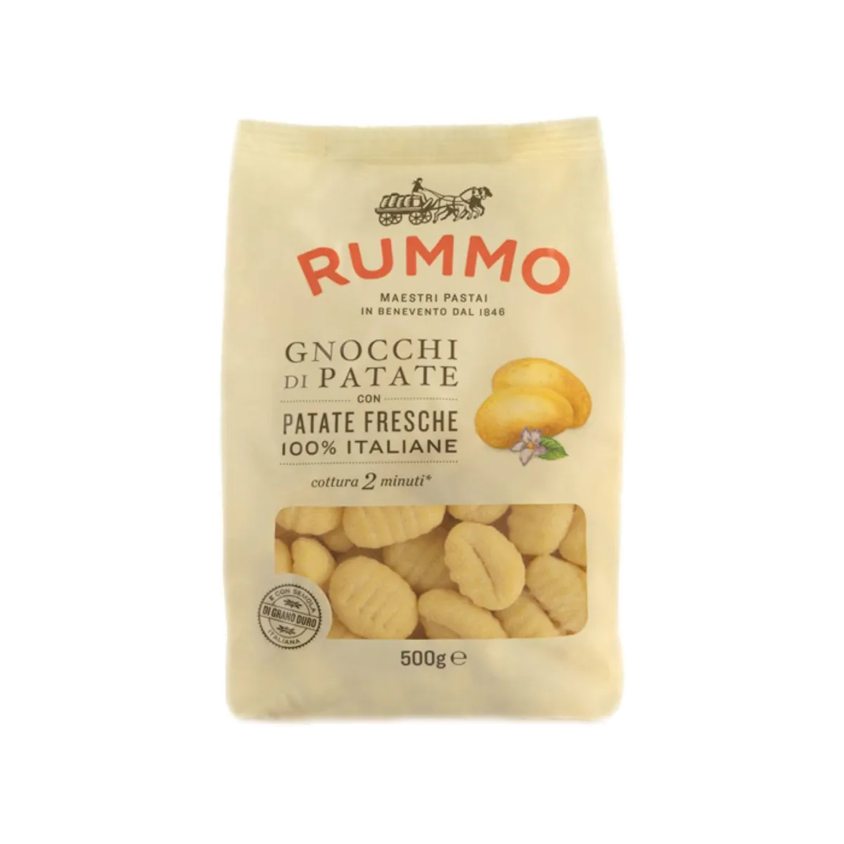 Gnochis de patata Rummo 8x500g, producto de Spiga Impex