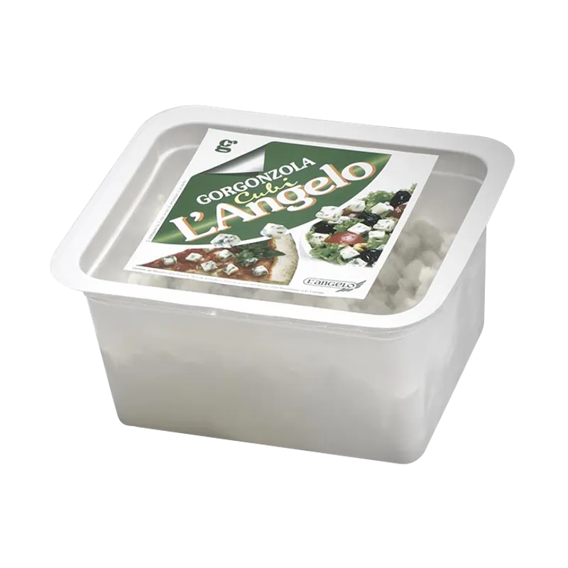 Gorgonzola DOP Dolce CUBI 4x500 gr "L'ANGELO", producto de Spiga Impex
