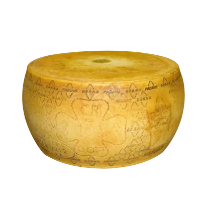 Grana Padano DOP Rueda (15 meses curación) 1x30 kg, producto de Spiga Impex
