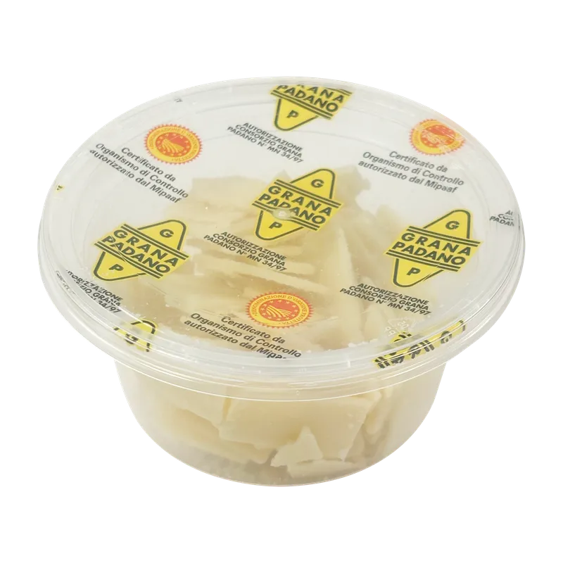 Grana Padano Escamas Virgilio 12x80g, producto de Spiga Impex