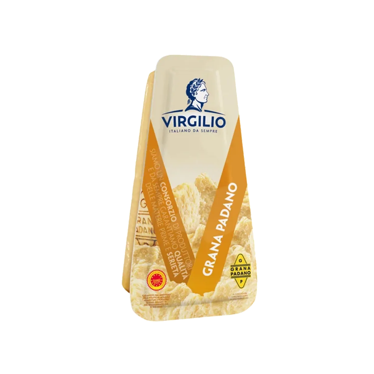 Grana Padano Virgilio 17x150g, producto de Spiga Impex
