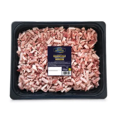 Guanciale sticks 1kg, producto de Spiga Impex