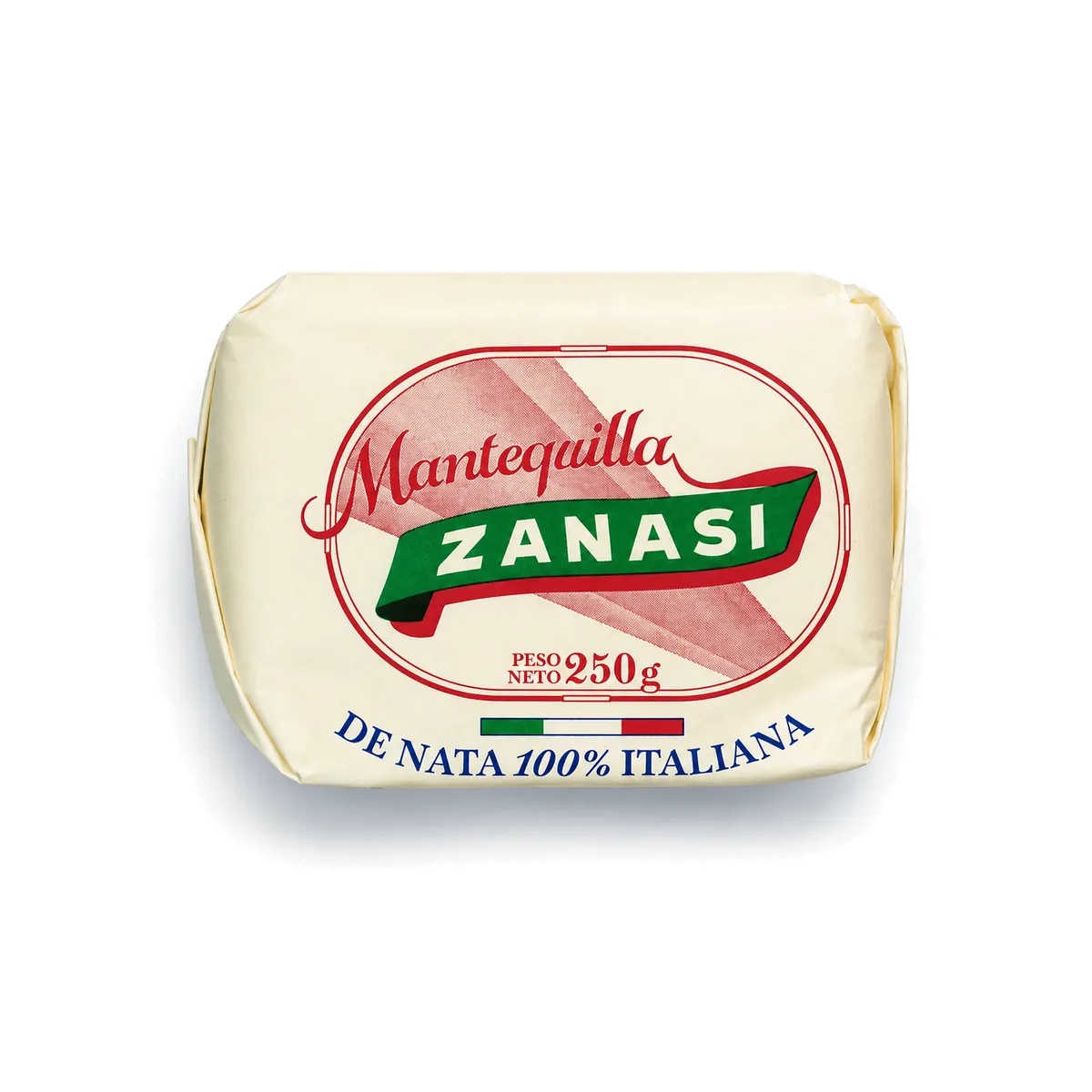 Mantequilla italiana Zanasi 20x250g, producto de Spiga Impex