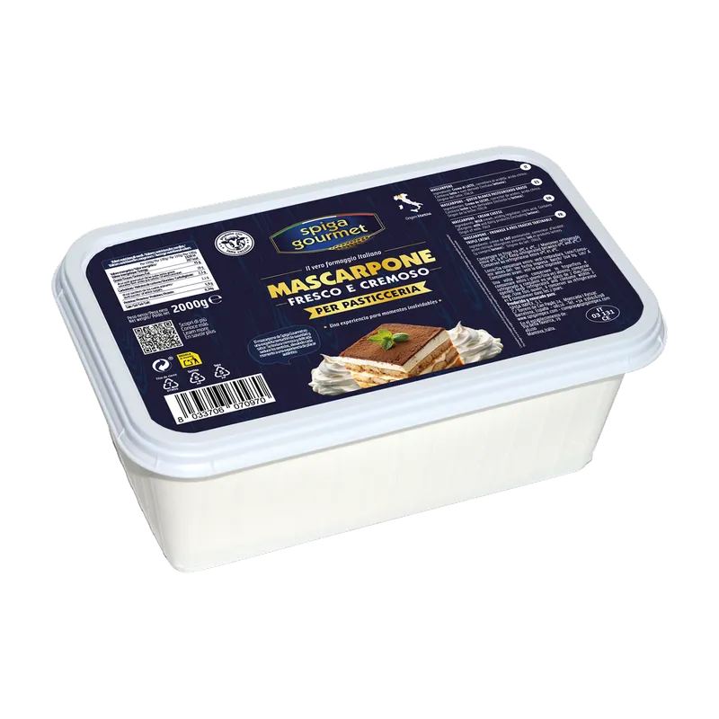 Mascarpone Spiga Gourmet 3x2kg, producto de Spiga Impex