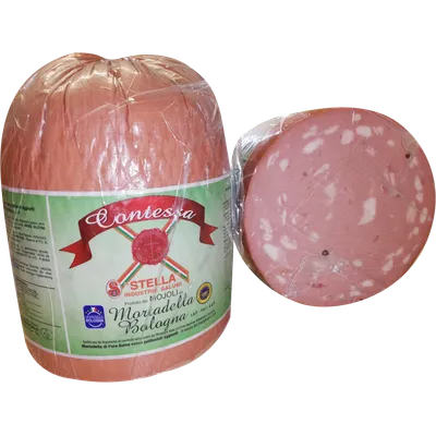 Mortadella Contessa IGP a meta 2x5kg, producto de Spiga Impex