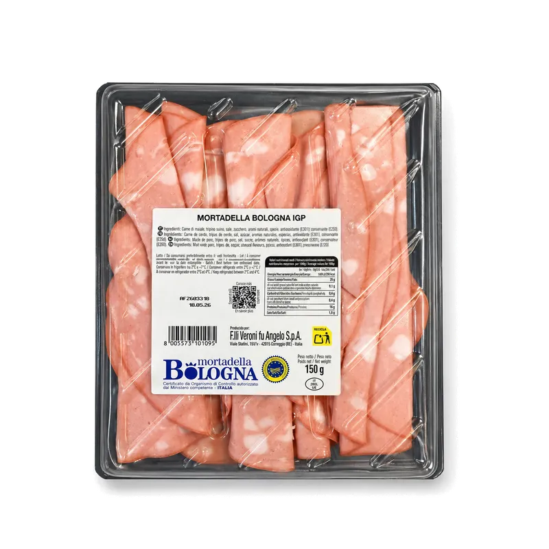 Mortadella di Bologna IGP 'Spiga Gourmet' 10x150g, otra vista