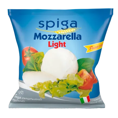 Mozzarella Bocconcini "SPIGA" Light 10x125g, producto de Spiga Impex