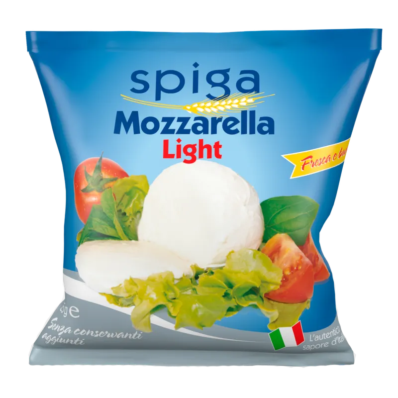 Mozzarella Bocconcini "SPIGA" Light 10x125g, otra vista