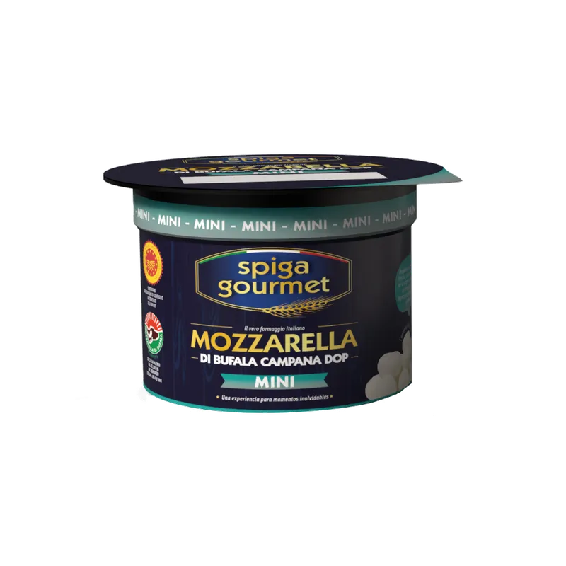 Mozzarella Bufala DOP Minis SPIGA GOURMET 6x(10x10g), producto de Spiga Impex