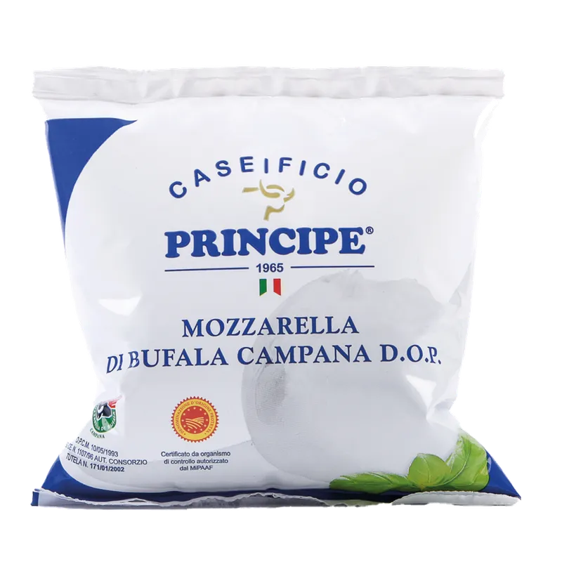 Mozzarella di Bufala Campana DOP "Caseificio Principe" 125g, producto de Spiga Impex