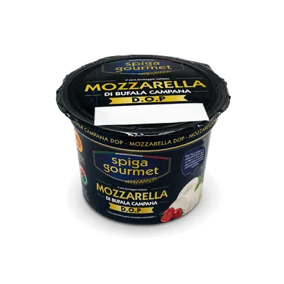 Mozzarella di Bufala Campana DOP Spiga Gourmet 125 g, producto de Spiga Impex