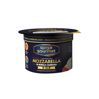 Mozzarella di Bufala Campana DOP Spiga Gourmet 125 g, producto de Spiga Impex