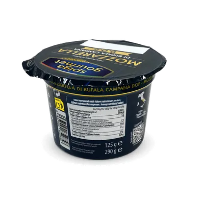 Mozzarella di Bufala Campana DOP Spiga Gourmet 125 g, otra vista