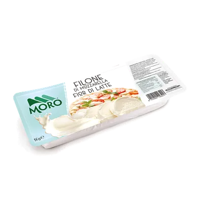 Mozzarella Filone Fior di Latte Moro 15x1kg, producto de Spiga Impex