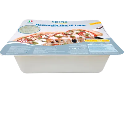 Mozz. Julienne vaschetta Professionale 2x2,5kg, producto de Spiga Impex