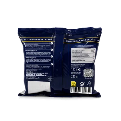 Mozzarella Fior Di Latte SPIGA GOURMET 8x125g, otra vista