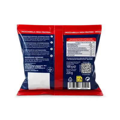 Mozzarella High protein SPIGA GOURMET 8x100g, otra vista