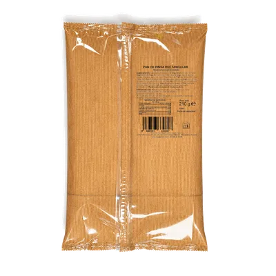 Pan de Pinsa Rectangular 20x30cm Spiga Gourmet 7x250g, producto de Spiga Impex