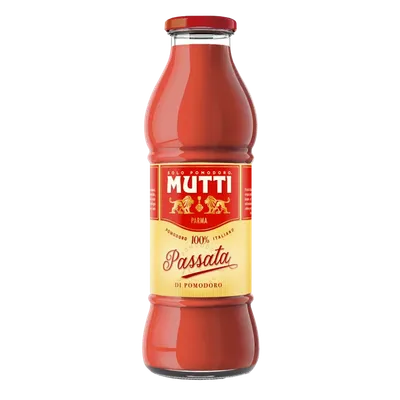 Passata di Pomodoro "Mutti" 12x700 grs, producto de Spiga Impex