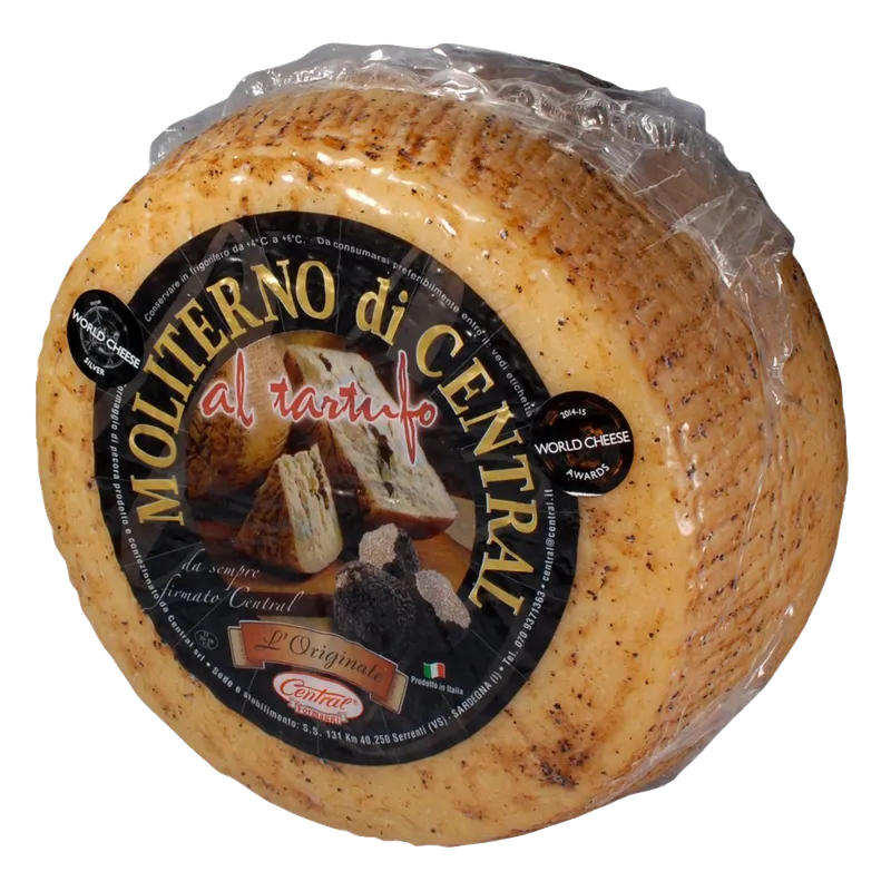 Pecorino Moliterno al Tartufo 12 pieza 1x2,5kg, otra vista