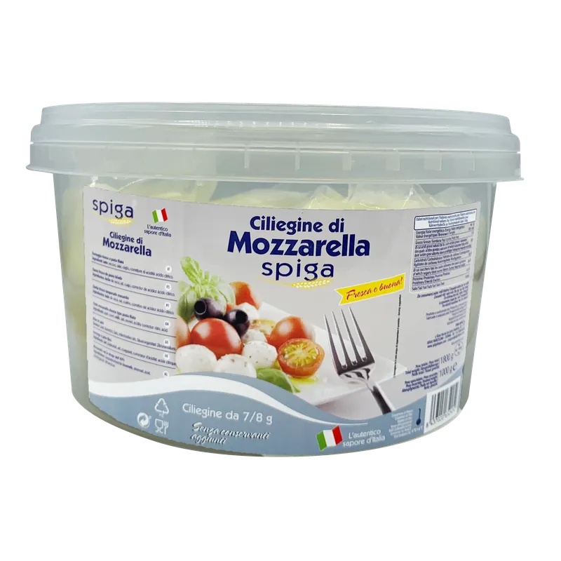 Mozzarella Ciliegine SPIGA 1x1kg, producto de Spiga Impex
