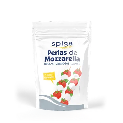 Perlas de mozzarella "SPIGA" 8x125g, otra vista
