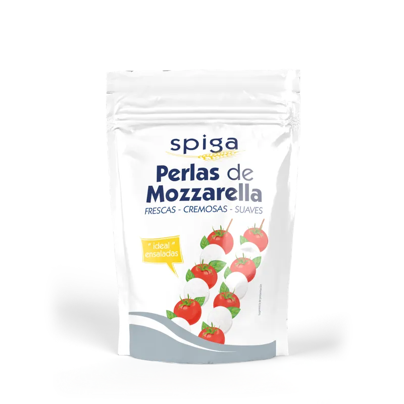 Perlas de mozzarella "SPIGA" 8x125g, otra vista