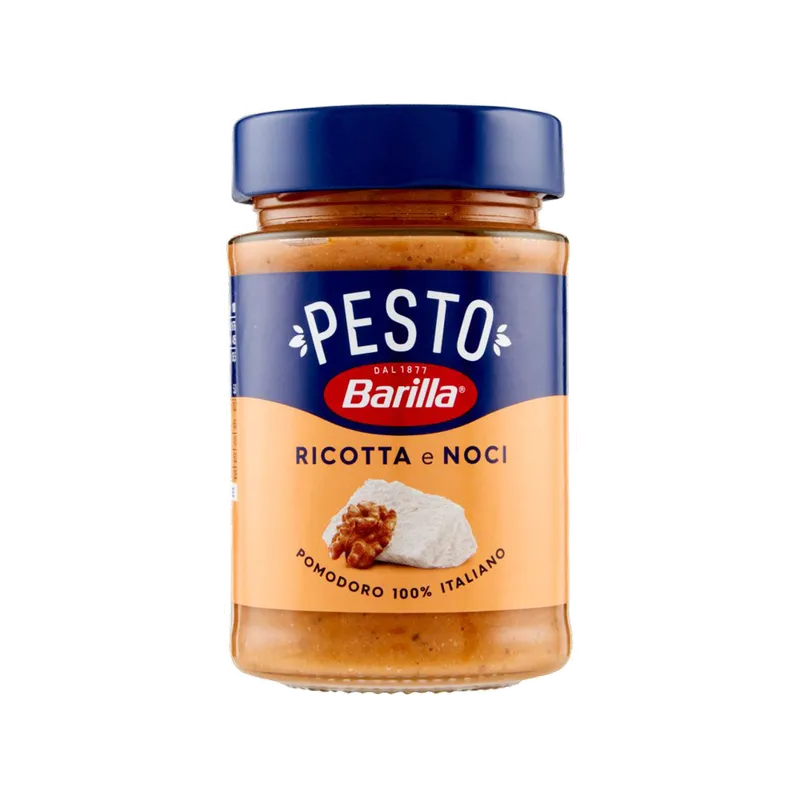 Pesto Barilla Ricotta y Nueces 12x190g, producto de Spiga Impex