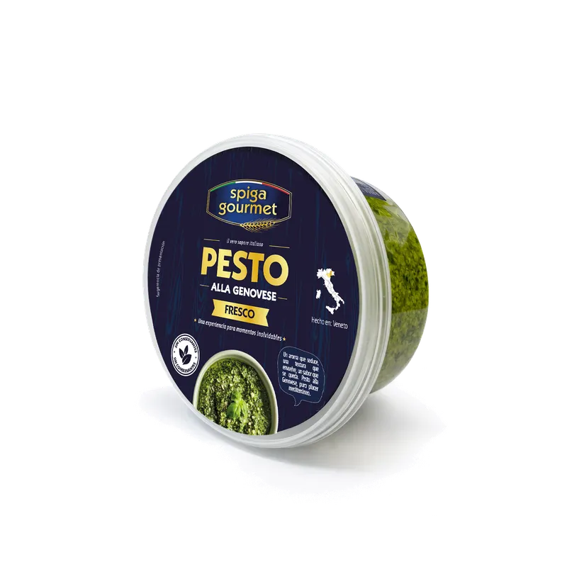 Pesto de Albahaca SPIGA GOURMET 6x130g, producto de Spiga Impex