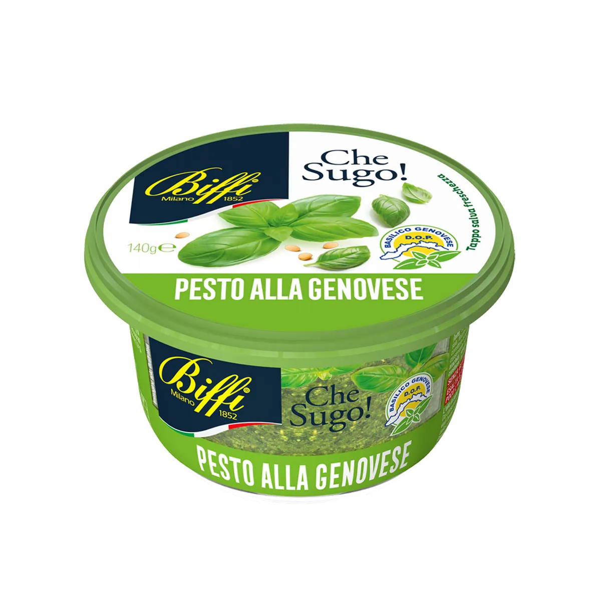 Pesto Genovese Biffi 6x140g, producto de Spiga Impex